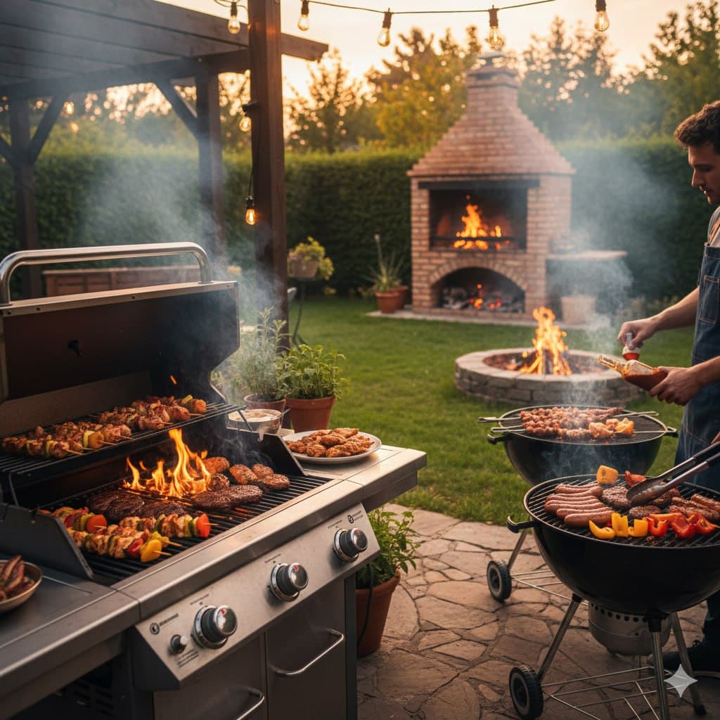 Гриль и мангал